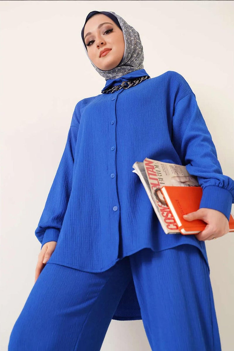 BIG DART BDART Oversized Shirt & Pants Two-Piece Coord Set - Image 2