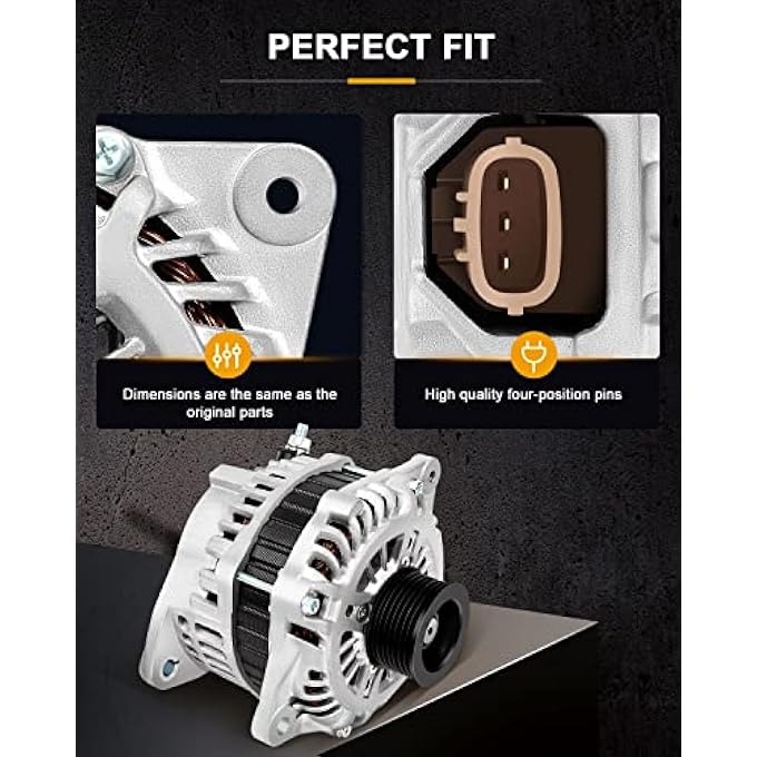 ROADFAR New Alternator Replacement for 2007-2010 For Nissan Altima 2009-2011 For Nissan Maxima 2009 For Nissan Murano 11341 - Image 4
