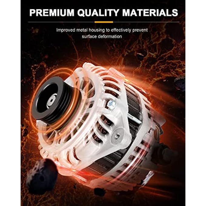 ROADFAR New Alternator Replacement for 2007-2010 For Nissan Altima 2009-2011 For Nissan Maxima 2009 For Nissan Murano 11341 - Image 2