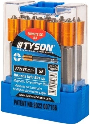 Tyson PZ2X65 mm S2 Steel One-Way Magnet Tip Bit (1 Piece)  - Image 3