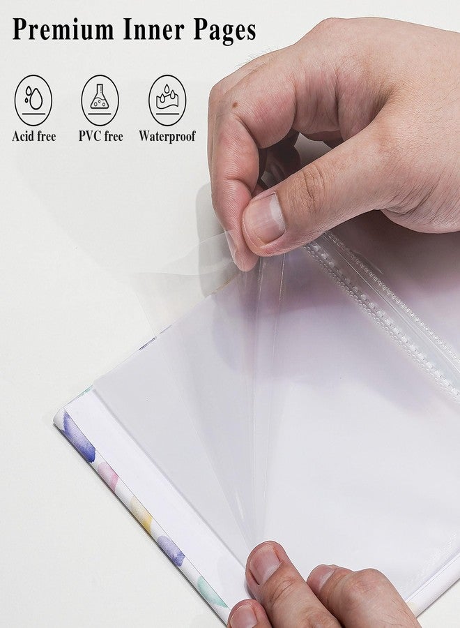 Vienrose Photo Album for 4x6, Small Picture Album Holds 52 Photos, PU Leather Cover Photo Book for Vertical Photos, Memory Album for Baby Wedding Graduation Travel, Colorful Love - Image 2