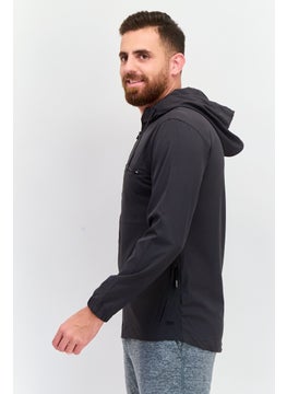 Legend Men Comfort Fit Long Sleeves Training Jacket, Charcoal  - Image 2