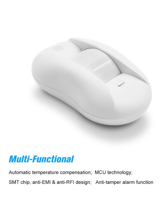 NIBEMINENT Wireless Anti-Pet PIR Motion Sensor For Security Alarm System White 48x33x88centimeter - Image 2