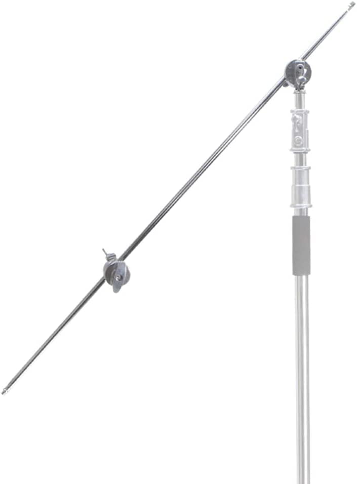 VTS Extension Boom Arm with 2 Pcs Grip Head Swivel Head Holder for Photo Studio Light Stand, Reflector, Softbox, Umbrella and Other Video Photography Equipment - Image 1