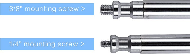 VTS Extension Boom Arm with 2 Pcs Grip Head Swivel Head Holder for Photo Studio Light Stand, Reflector, Softbox, Umbrella and Other Video Photography Equipment - Image 3