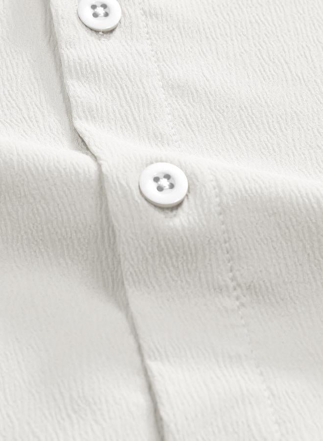 Take Two Men Stand Collar Slim Fit Casual Shirt - Image 4