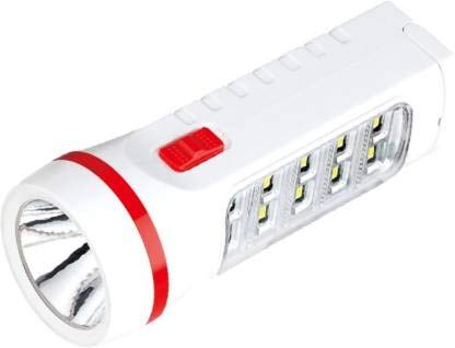 Care4 Care 4 LED Cr-9110 Torch (White, Red : Rechargeable) - Image 1