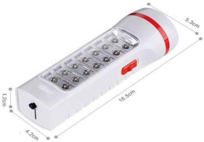 Care4 Care 4 LED Cr-9110 Torch (White, Red : Rechargeable) - Image 2
