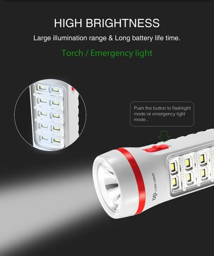 Care4 Care 4 LED Cr-9110 Torch (White, Red : Rechargeable) - Image 5