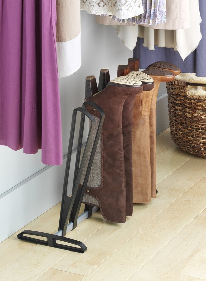 Whitmor 3 Pair Boot Rack - Adjustable Heavy Duty Frame - Black - Image 2