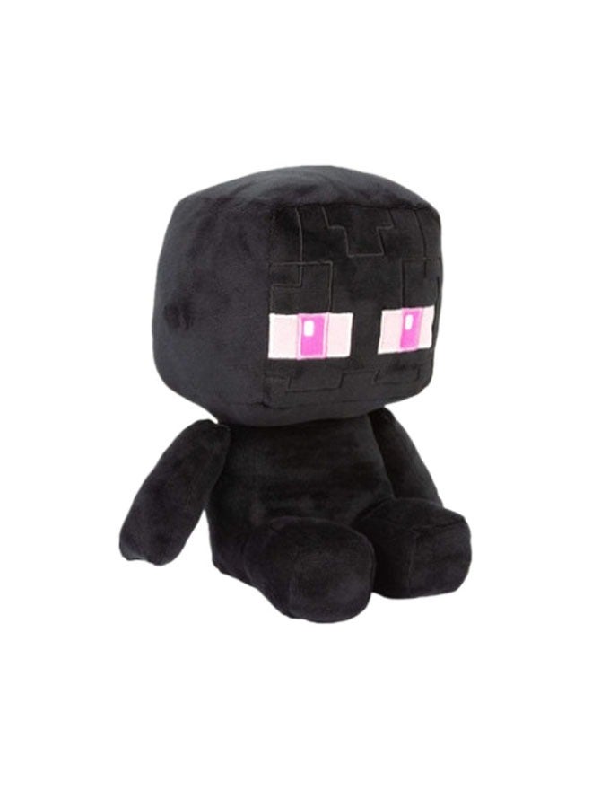 Minecraft Series Characters, Cute Seated Little Black Plush Toys, Charming Little Black Plush Dolls, Perfect for Home Decoration, Best Gifts for Loved Ones, 20 cm - Image 1
