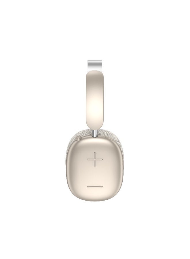 CATANES Air Max Pro Wireless Over Ear Headphones with Active Noise Cancellation, Comfortable and Lightweight - Gold - Image 1