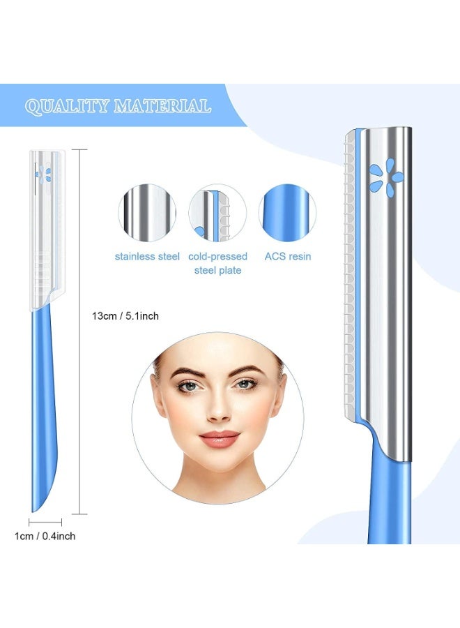 Women's facial razor hair removal – skin scraper, peach hair trimmer, fine hair removal eyebrow razor and facial razor - Image 5