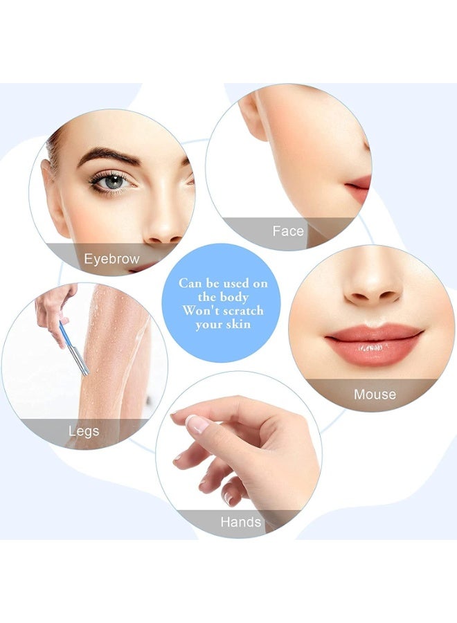 Women's facial razor hair removal – skin scraper, peach hair trimmer, fine hair removal eyebrow razor and facial razor - Image 2