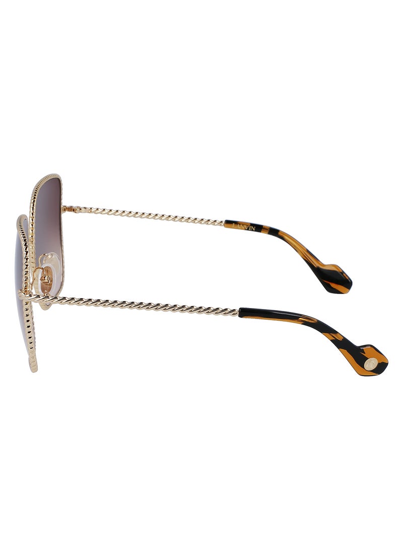 LANVIN نظارة شمسية نسائية LNV125S-740-6017 - Image 4