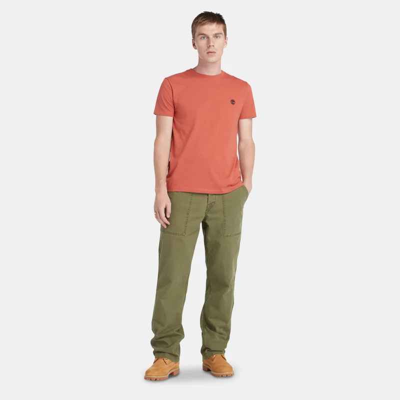 Timberland Red Men's Dunstan River T-Shirt for Men | Best Price UAE