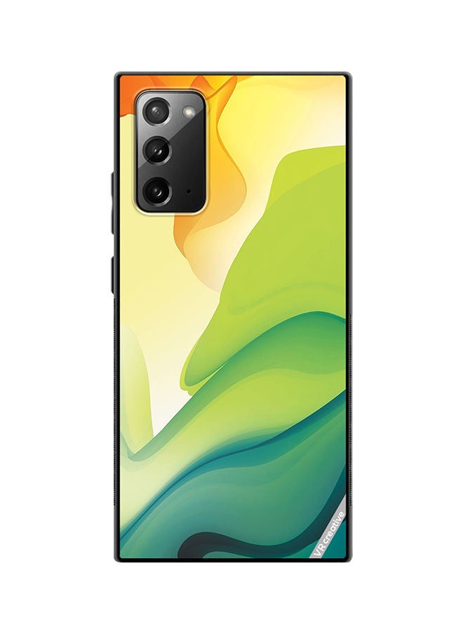 VR CREATIVE Protective Case Cover For Samsung Galaxy Note20 5G Abstract Design Multicolour - Image 1