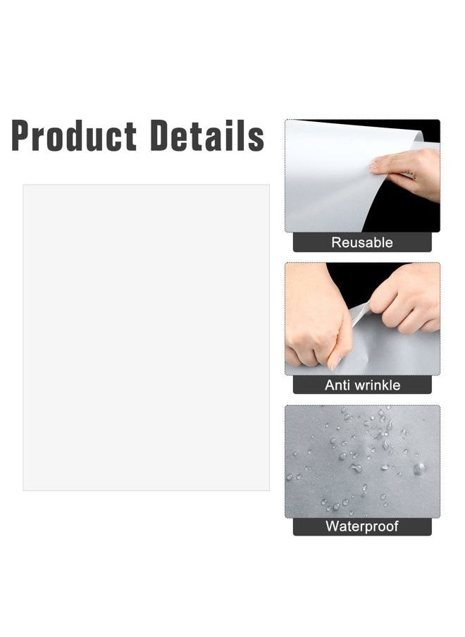 10 Pack 15.7 x 19.6 Inches Diffusion Film Filter Sheet, Lighting Gel Diffuser Roll Photography Video, Light Diffuser, White Diffusion Paper Sheet Roll for Photo Studio Product Portrait Photography