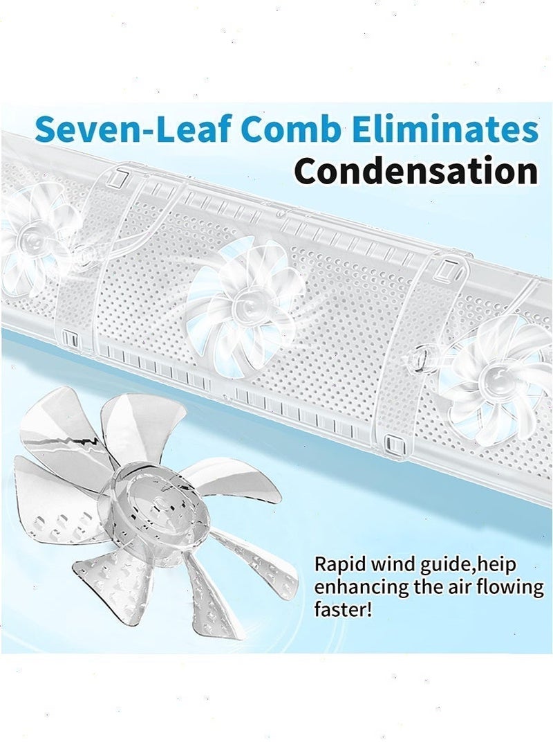 Yoawllty AC Air Deflector, Split Ac Adjustable Flow Deflector, Anti-Direct Blowing Retractable Baffle for Home, Office - Image 4