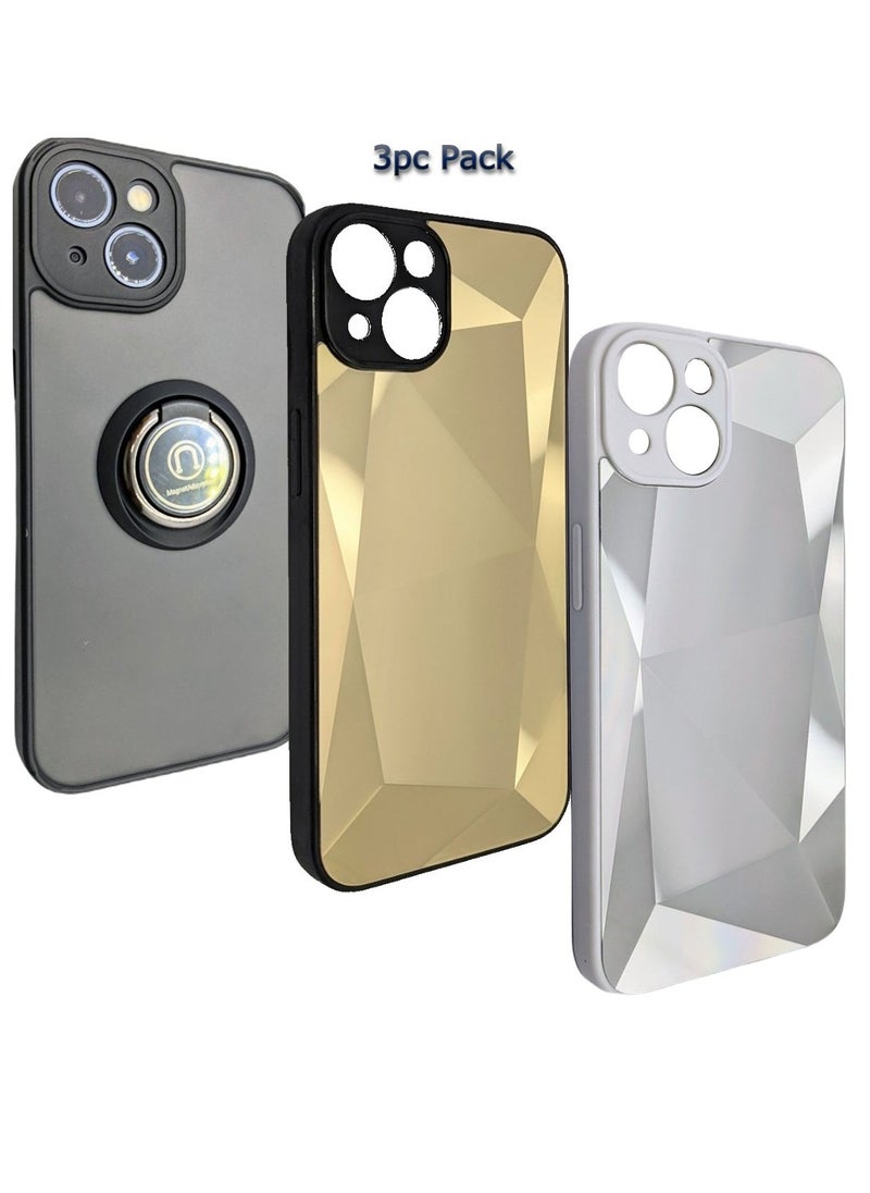 TWEGGON iPhone 13 Case, [3]-Pack Protection Case Set for iPhone 13 6.1"  - Image 1