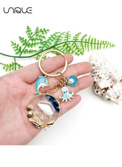 Keychain - Blue Ocean Series Keychain - Conch Pendant Keychain - Blue Dolphin Octopus Keychain - Stylish and Simple - pzsku/ZE280952B22088BADB1C4Z/45/_/1720774177/40a94691-aa3b-4a18-bff4-14b8466ea557