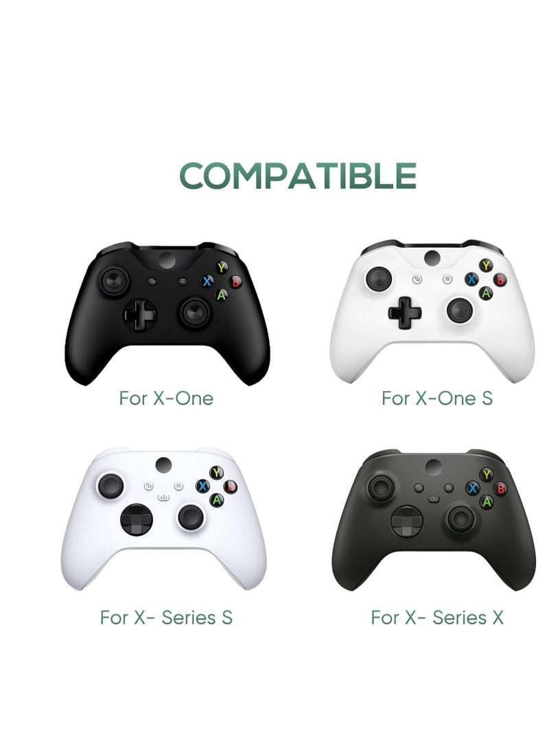 Keyboard Compatible with Xbox Series X/S/Xbox One/One S Controller,2.4G USB Gamepad keyboard with Headset Jack and 3.5mm Audio Jack,QWERTY Keyboard Mini Digital Keyboard- Black