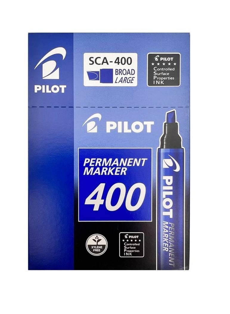 Pilot 12-Piece Permanent Marker Blue