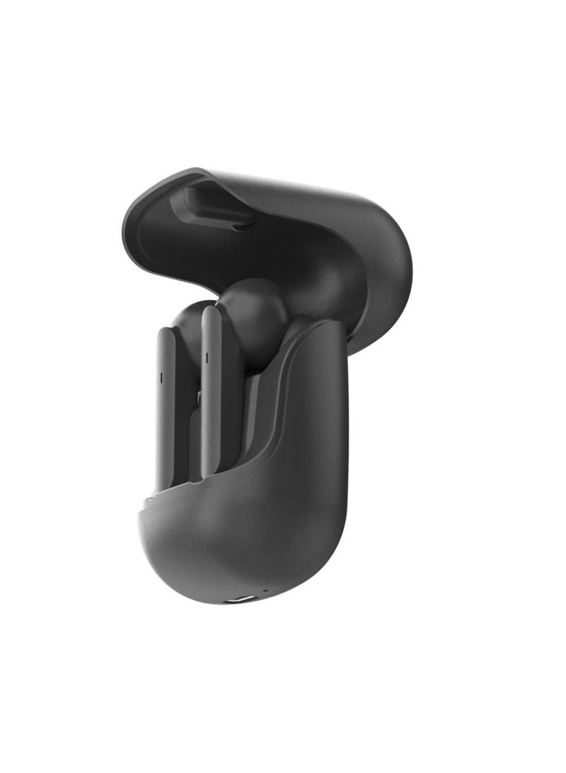 E-train HP611 VIBES Wireless Earbuds with Charging Case - Black - Image 1