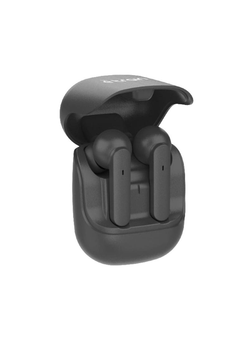 E-train HP611 VIBES Wireless Earbuds with Charging Case - Black - Image 5