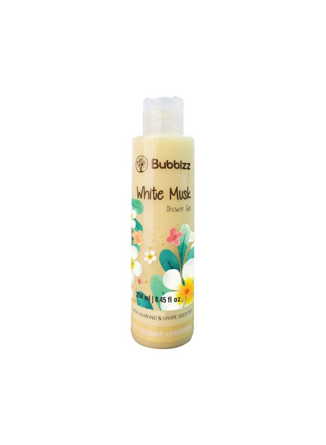 Bubblzz White Musk Shower Gel - 250 ml - Image 1