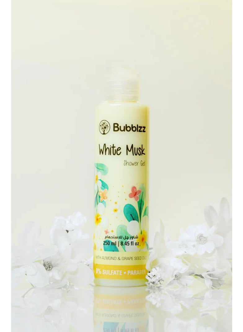 Bubblzz White Musk Shower Gel - 250 ml - Image 2