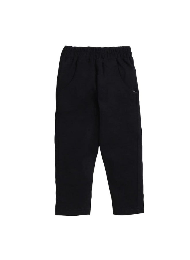 Hopscotch - Hopscotch Boys Check Print ShirtPant Set with Bow in Black Color for Ages 12-18 Months - Image 1