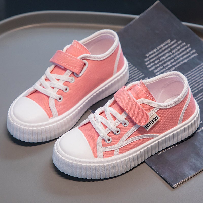 Girls' Canvas Shoes, Summer Breathable Shoes, 2026 Children'S Canvas Shoes, Fashionable And Versatile, Soft-Soled Boys' Sneakers, Trendy - Image 3