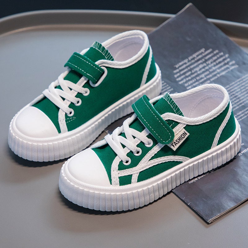 Girls' Canvas Shoes, Summer Breathable Shoes, 2026 Children'S Canvas Shoes, Fashionable And Versatile, Soft-Soled Boys' Sneakers, Trendy - Image 4