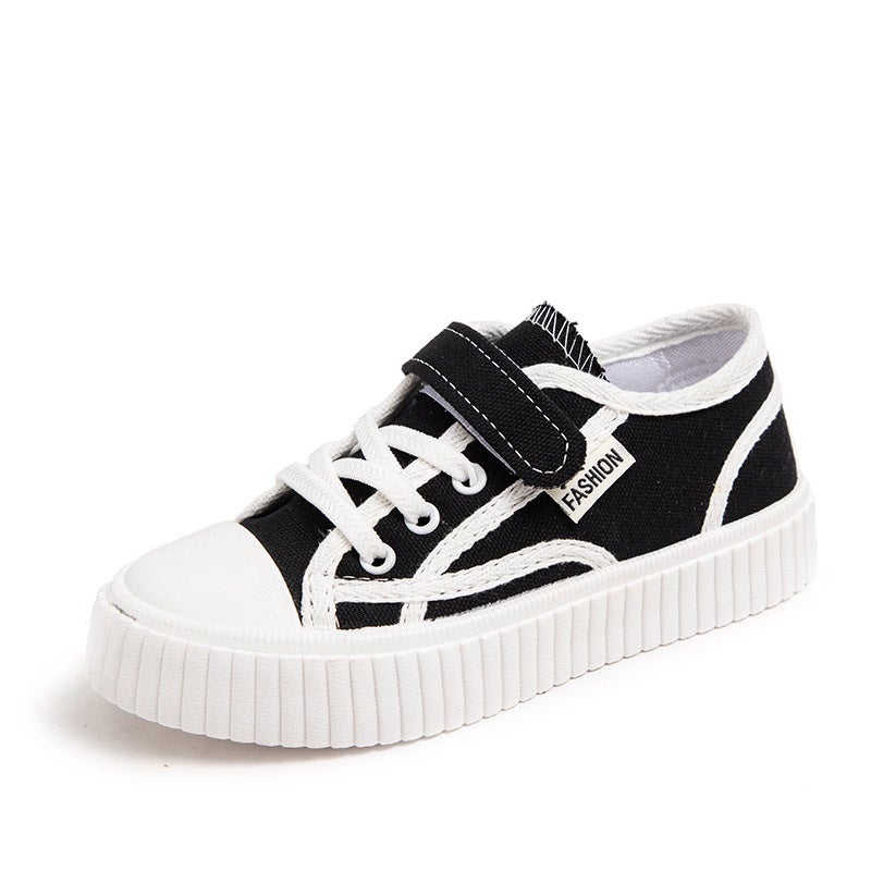 Girls' Canvas Shoes, Summer Breathable Shoes, 2026 Children'S Canvas Shoes, Fashionable And Versatile, Soft-Soled Boys' Sneakers, Trendy - Image 1
