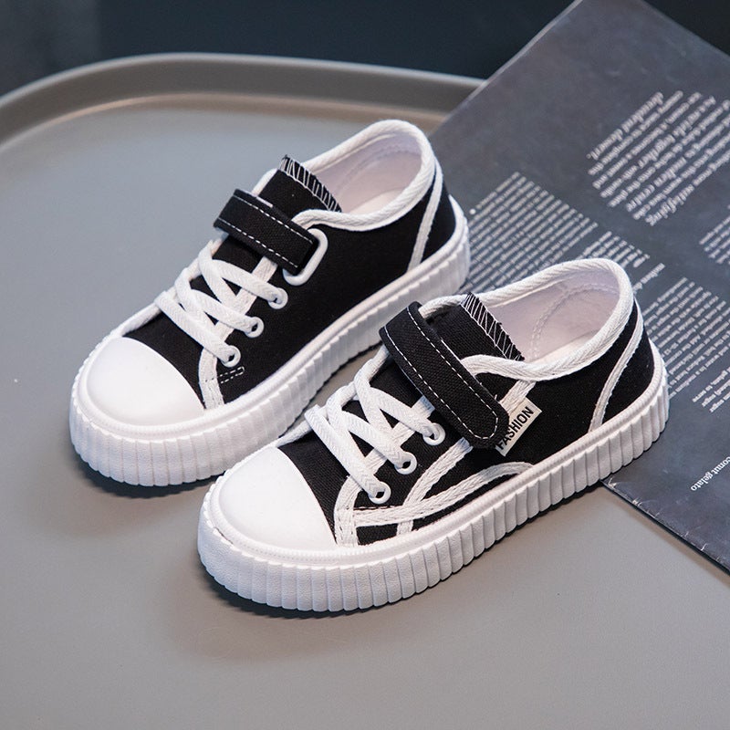 Girls' Canvas Shoes, Summer Breathable Shoes, 2026 Children'S Canvas Shoes, Fashionable And Versatile, Soft-Soled Boys' Sneakers, Trendy - Image 5