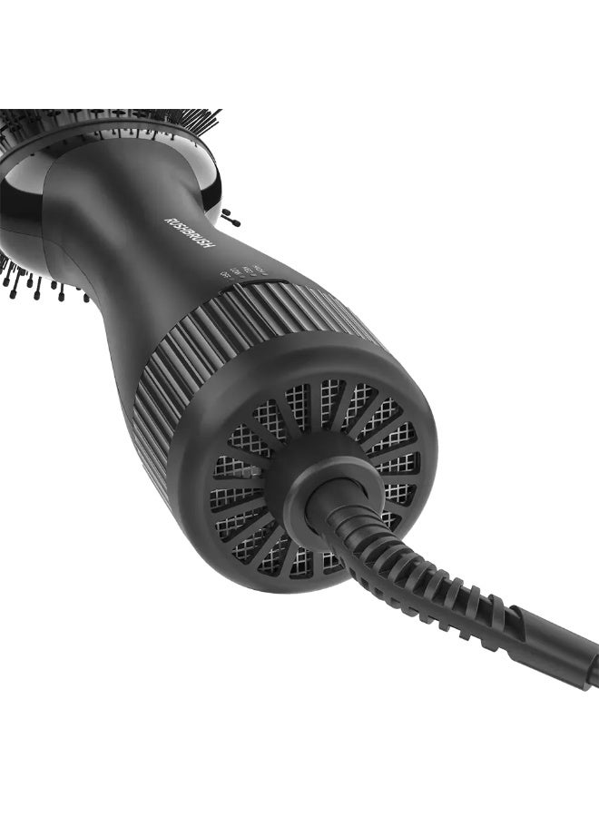 Rush Brush 1200W Ceramic V1 Rotating Ionic Hair Styler - Black - Image 4