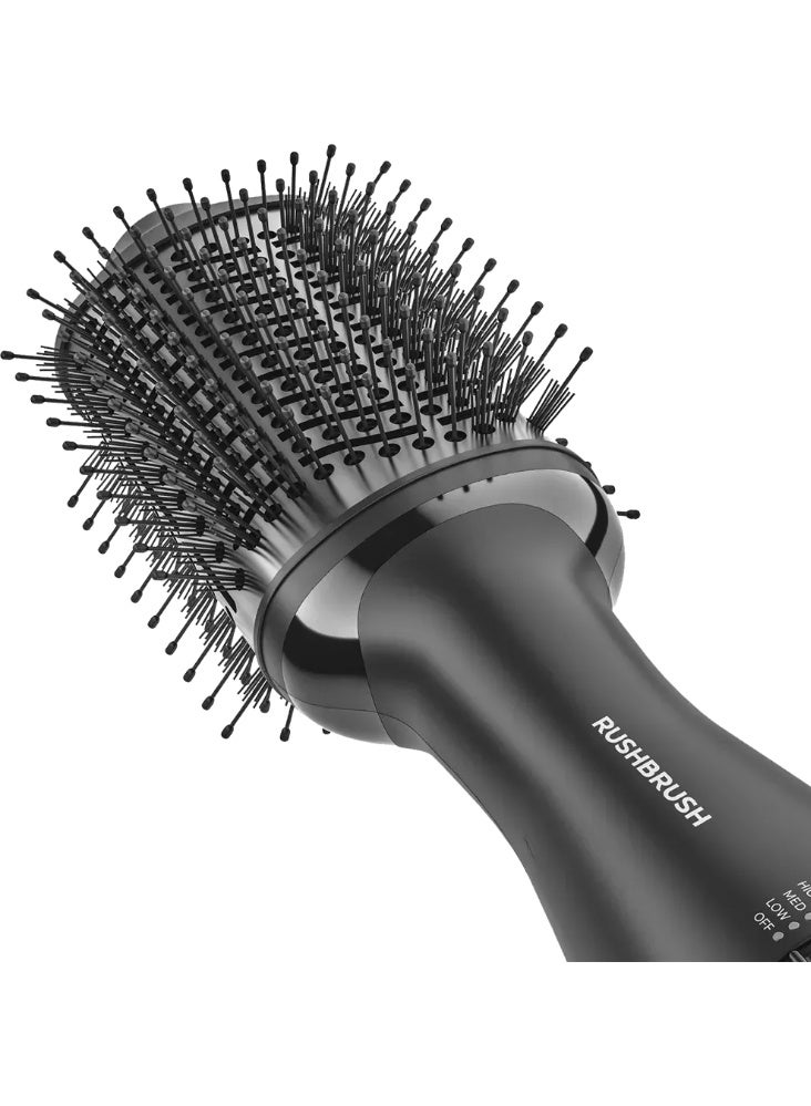 Rush Brush 1200W Ceramic V1 Rotating Ionic Hair Styler - Black - Image 5