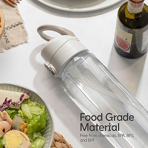 RHINOSHIELD AquaStand Magnetic Bottle 23 oz | Round Mouth Stainless Steel Insulated Water Bottle, Sport Bottle with MagSafe Compatible Handle, Tripod with Adjustable Angles, Leak Proof - Classic White - Image 5