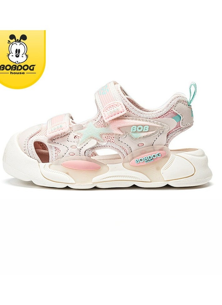 BOBDOG - New Children's Sandals Soft Bottom Baotou Beach Shoes - Image 1