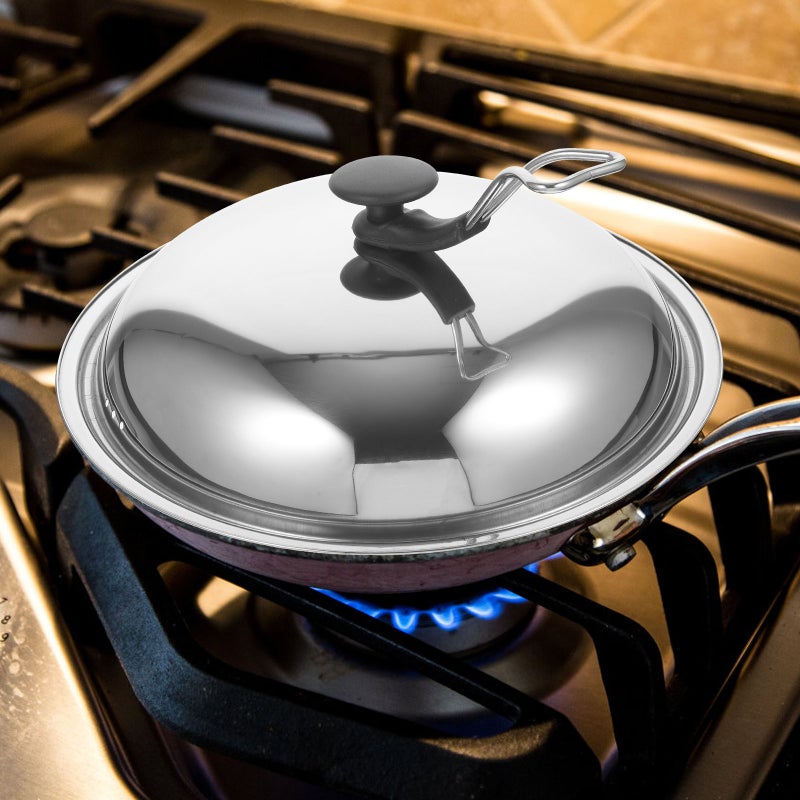 Lid for Universal Cookware,Pots and Pans,Fits Cast Iron,Perfect for Home Cooking - Image 5