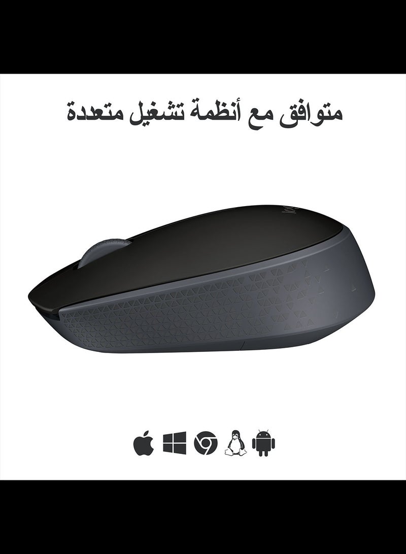Logitech M171 Reliable Wireless Connectivity Mouse 2.4 GHz With USB Black - Image 4