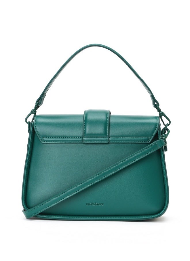 Mokobara MOKOBARA The Reign Handbag Vegan Leather Top Handle Stylish Women Shoulder Bag Top Handle Purse (Martini),  - Image 5