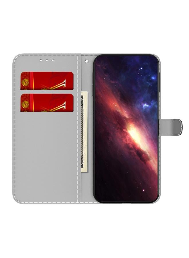 S-TOP Case For Motorola Moto G32 Watercolor Pattern Flip Leather Phone Case - Image 5