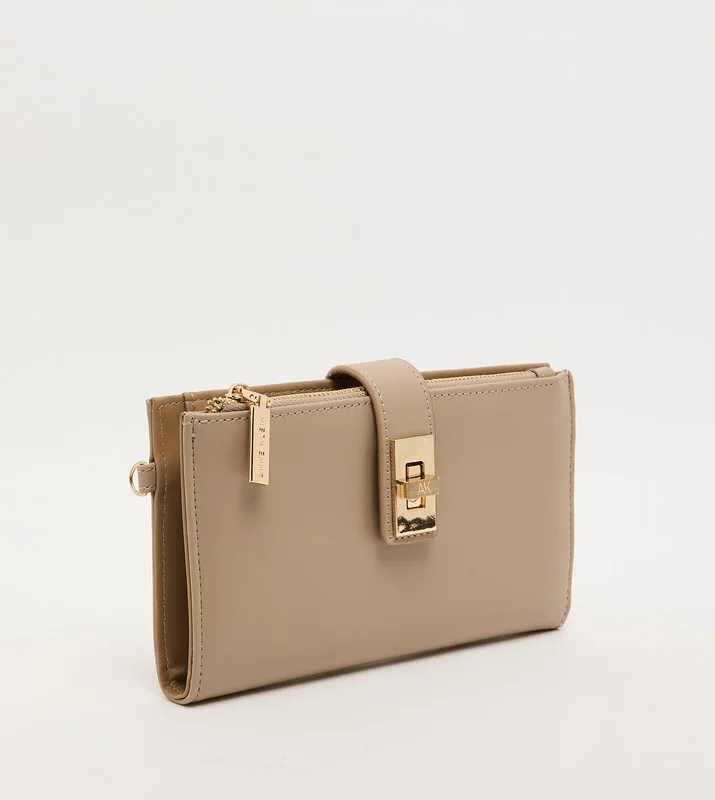 ANNE KLEIN Akg5092 Dark Brown Women's Wristlet