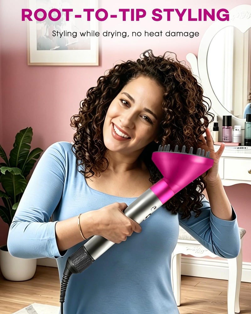 تشان تشنج ناشر مطور من لـ Dyson لمصفف Airwrap HS01 HS03 HS05، ملحق رأس الشعر الناشر العالمي - Image 4