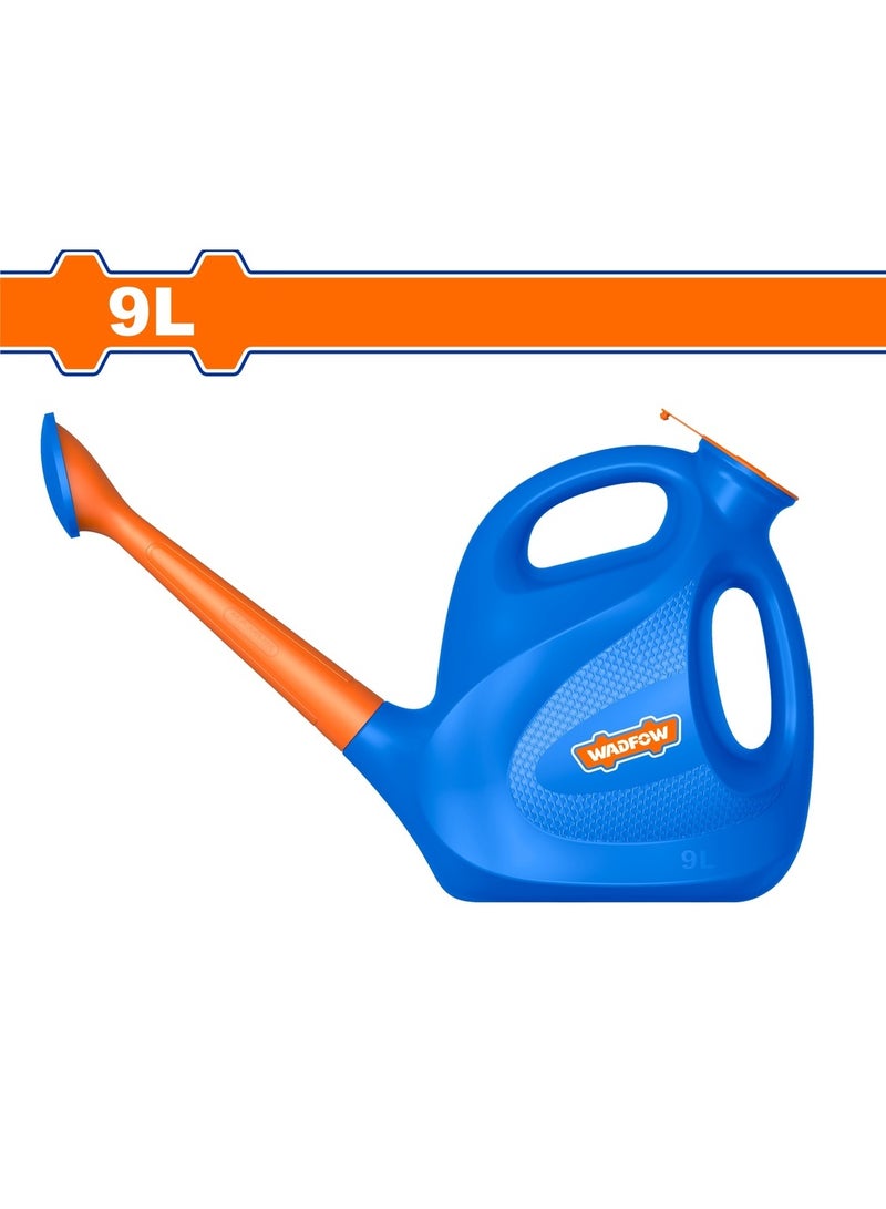 WADFOW 9L Plastic Garden Watering Can WKW1850 – Heavy Duty Portable Plant Water Can Sprinkling Pot with Ergonomic Handle for Indoor Houseplants, Outdoor Flowers, Balcony & Garden Irrigation - Image 2