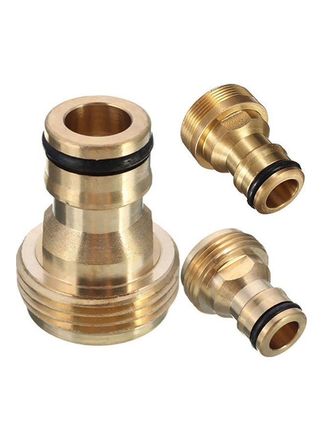 Home Male Quick Threaded Tap Connector Adaptor Car Garden Water Hose Pipe Spray Multicolour one size cm - Image 3
