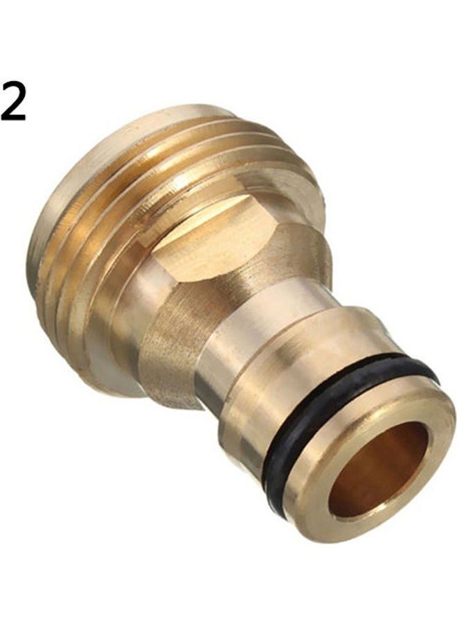 Home Male Quick Threaded Tap Connector Adaptor Car Garden Water Hose Pipe Spray Multicolour one size cm - Image 4