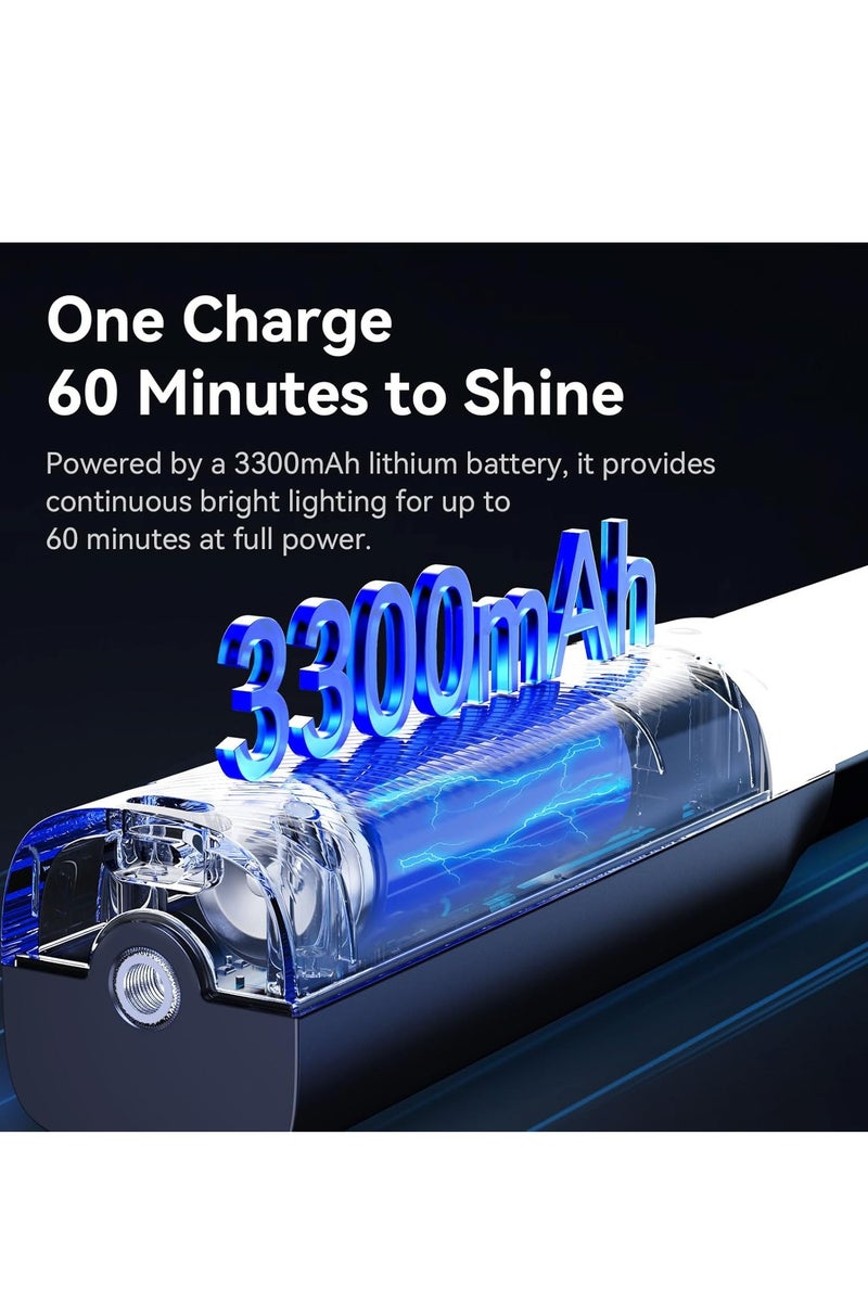 Ulanzi VL119 Handheld Light Wand, 360° RGB LED Video Light for Photography, 2600mAh Rechargeable Tube Light for Video Shooting, 2500-9000K Dimmable Camera Light with LCD - Image 5